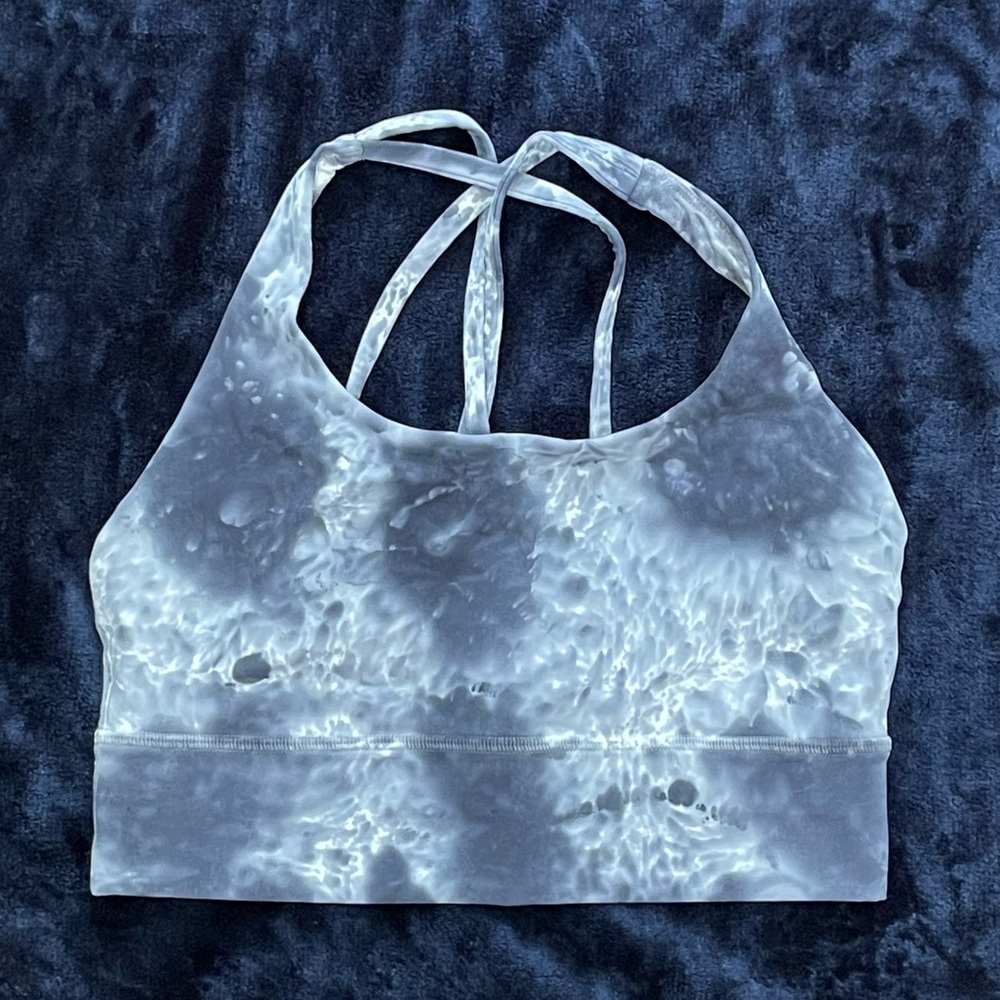 Cool gray acid wash sportsbra